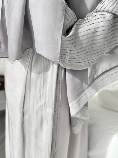 Reem Abaya Ice Grey