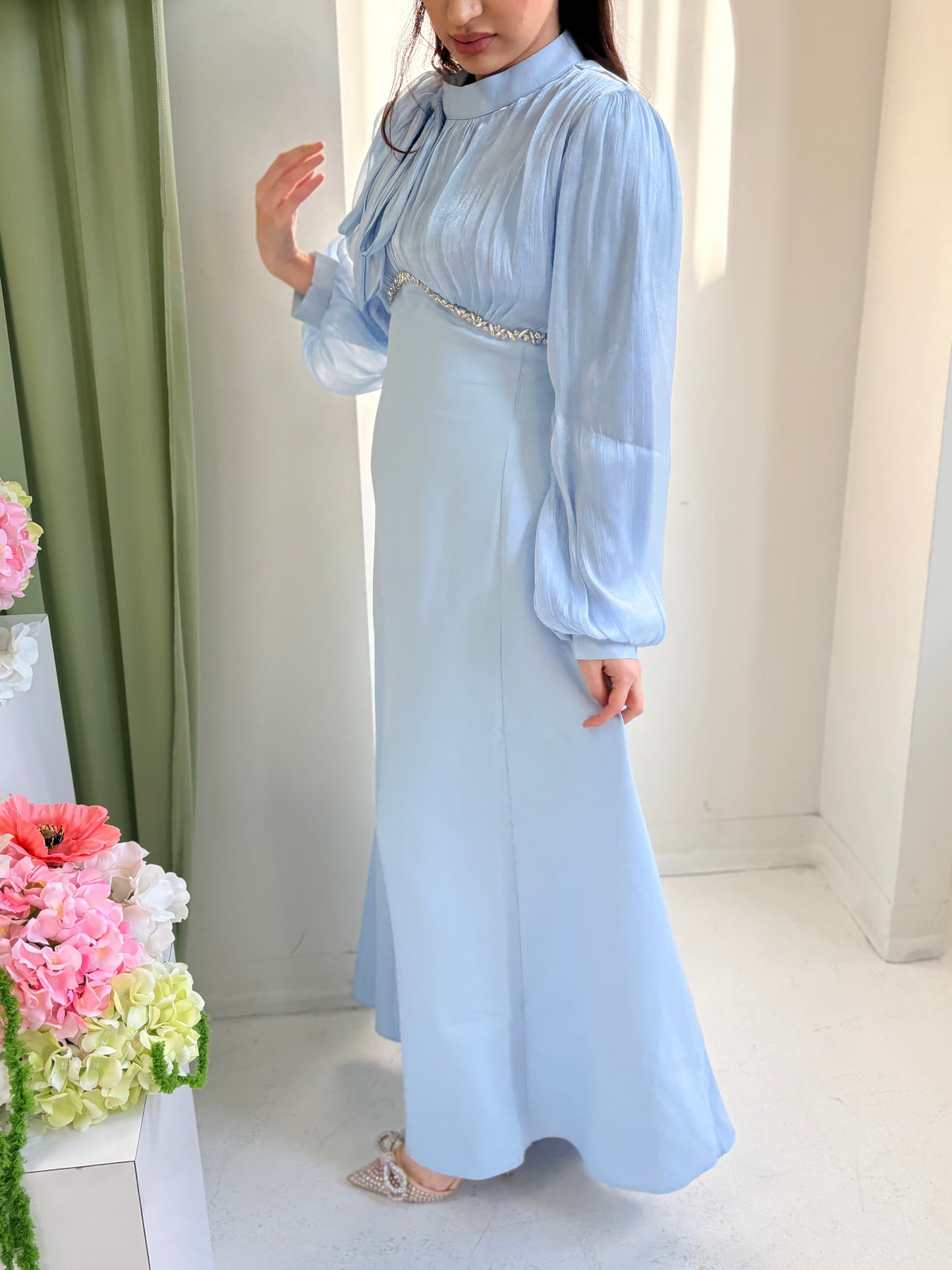 Rabia Dress Blue