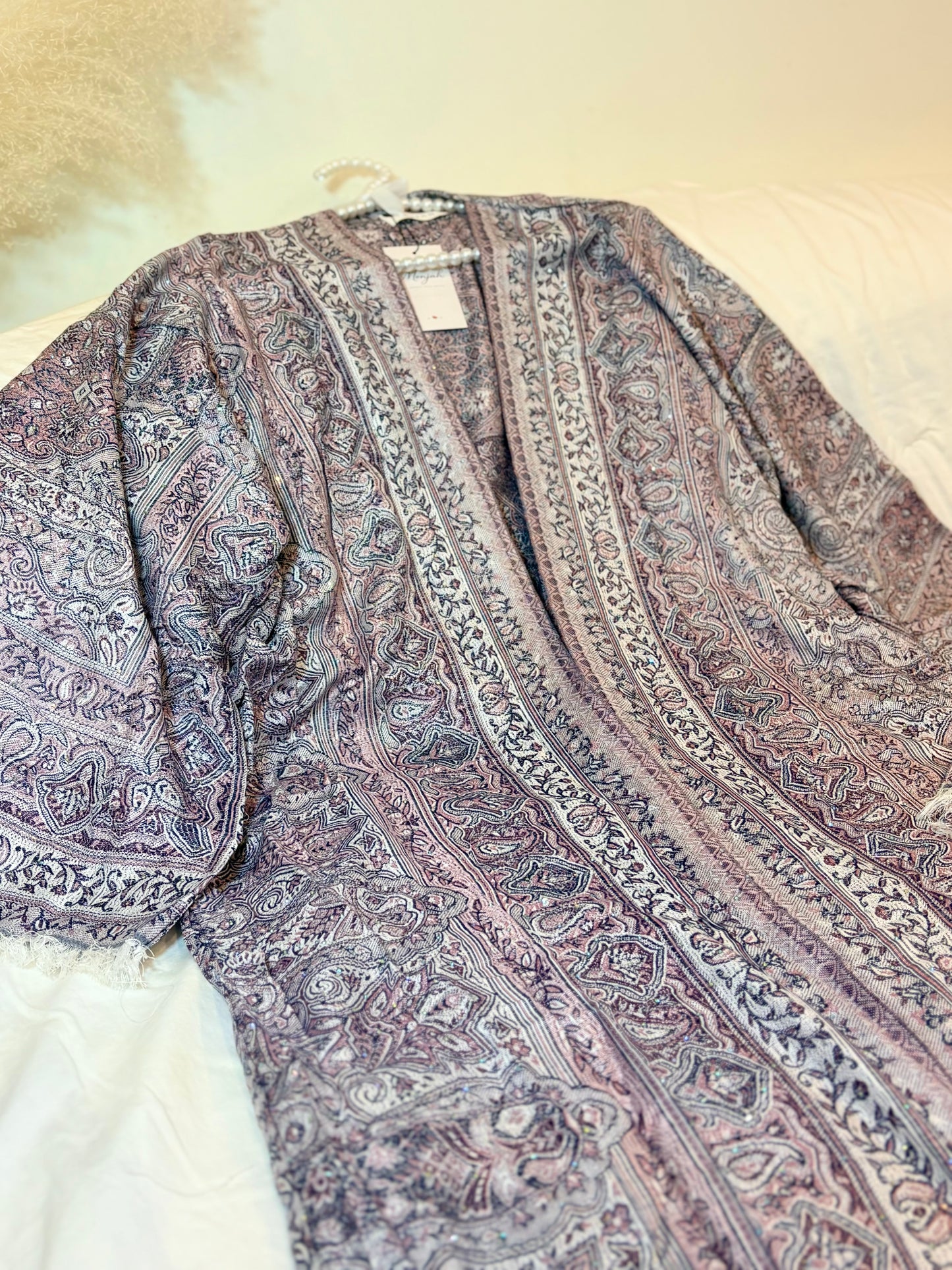 Pashmina Grey/Pink