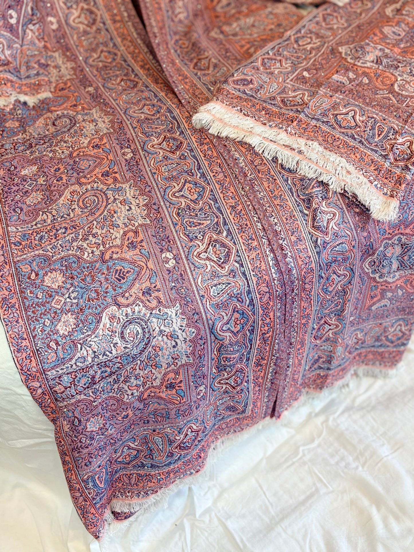 Pashmina Blue/Peach