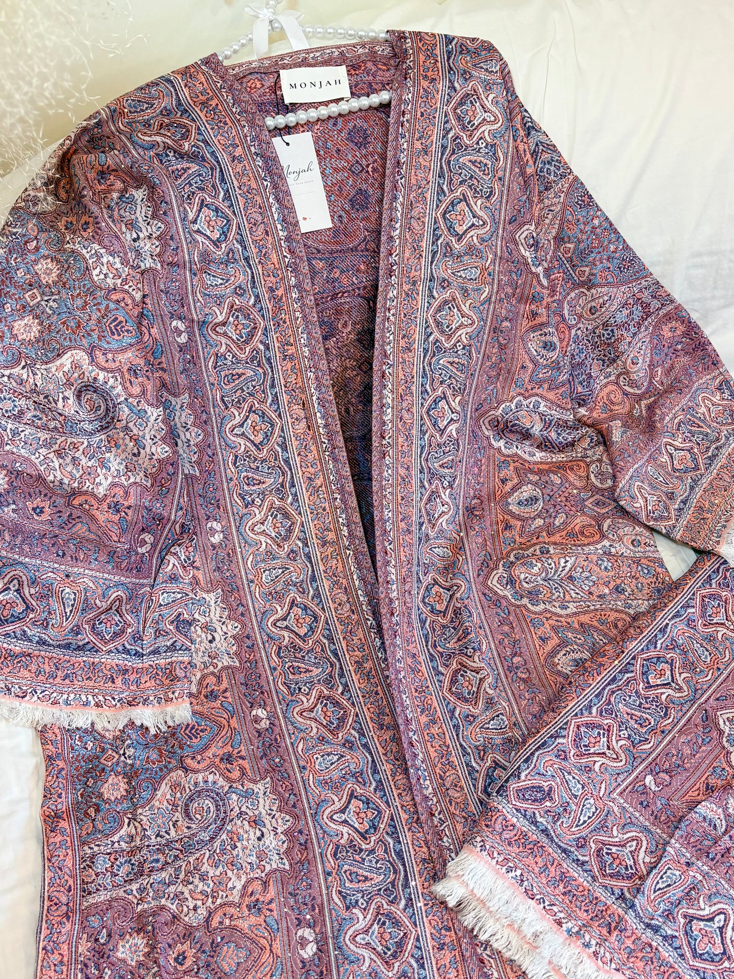 Pashmina Blue/Peach