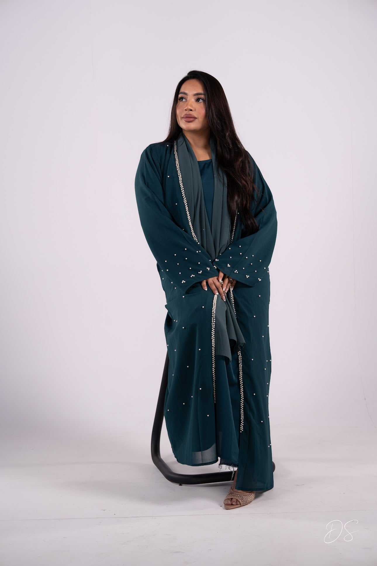 Pearla Abaya Teal