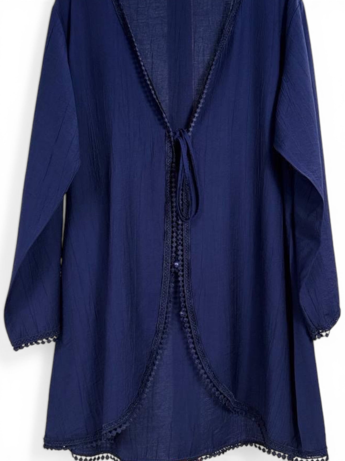 Lace Cardigan Navy