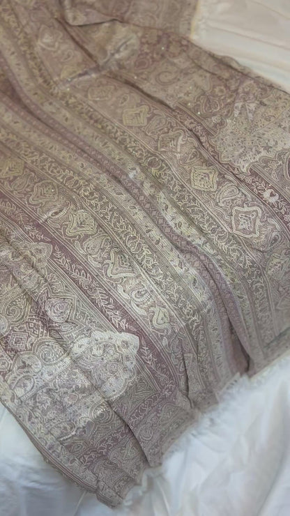 Pashmina Lavender/gold